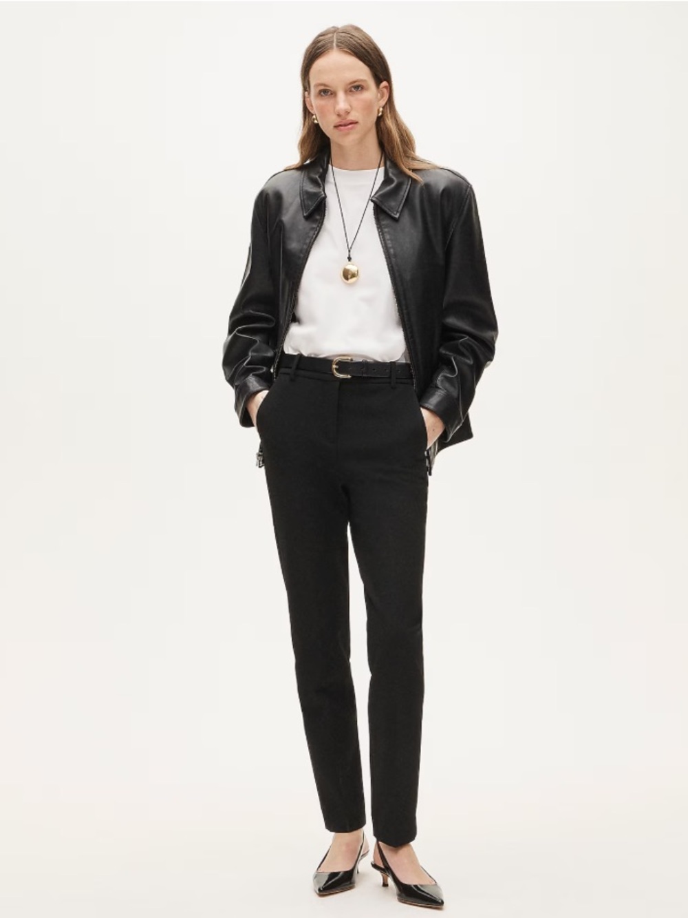 J. Crew New Cameron pant in four-season stretch- Black